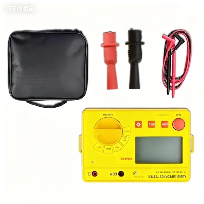 AAAAAEM480B Digital Audio Impedance Range 20Ω/200Ω/2000Ω Resistance Meter 1KHz Test Frequency Data Hold