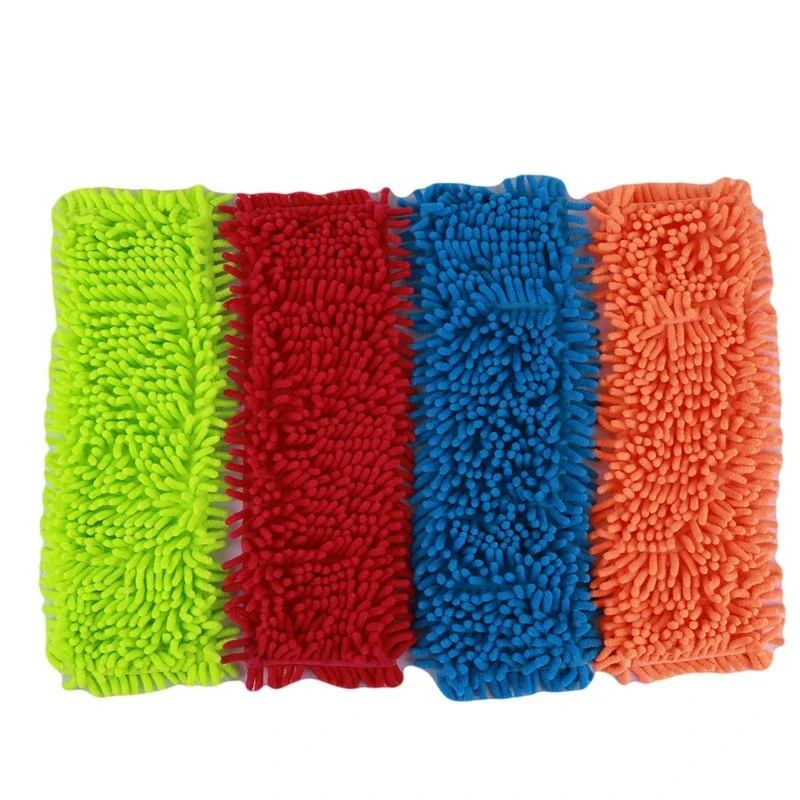 Chenille Mop Replacement Head for Wash Floor Cleaning Cloth Microfiber Self Wring Pads Rags for Carbon Towel Accessories