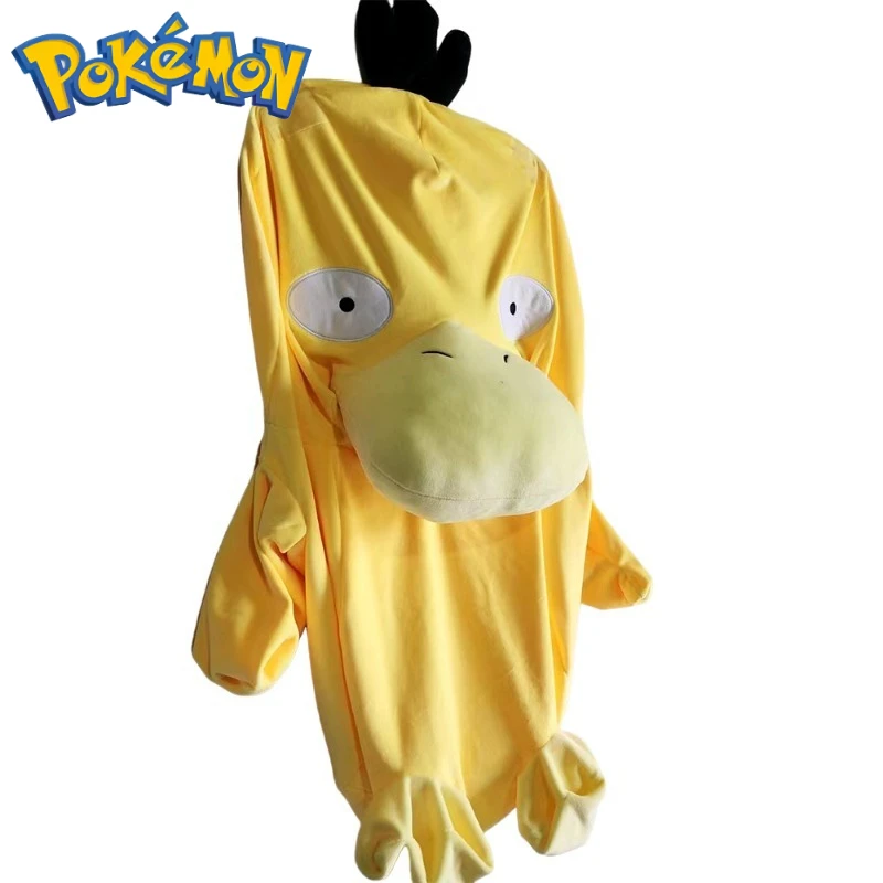25-100CM tamaño grande Pokemon Psyduck solo ropa muñecas de peluche suave no relleno muñecos de peluche de dibujos animados juguetes semiacabados