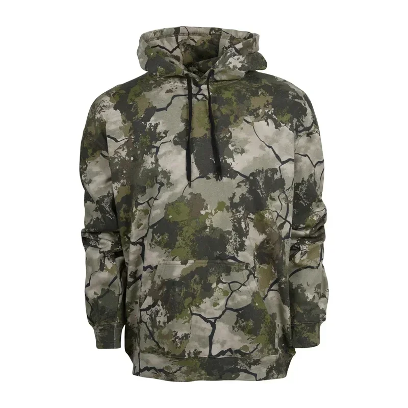 Felpa con cappuccio grafica mimetica da caccia ai cervi per abbigliamento da uomo 3D Hunter Forest Camouflage Print Novità in felpe con cappuccio Harajuku Fashion y2k Pullover