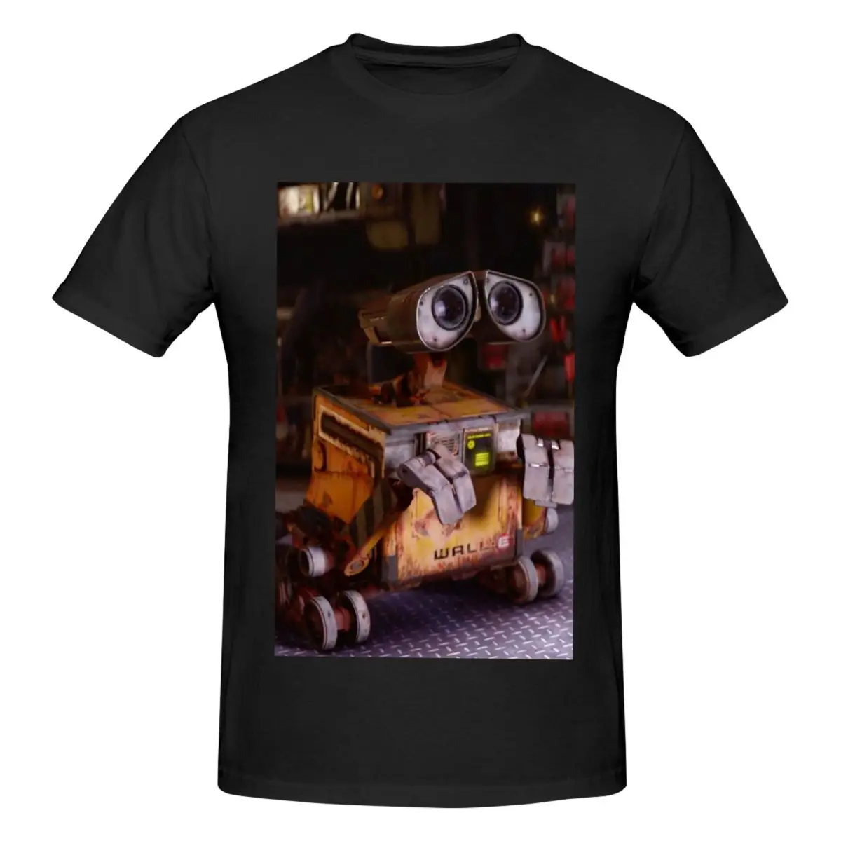 WALL-E T-Shirt for Men Cotton Oversized T Shirts Men's Tees Short O-Neck Summer Clothes Tops S-6XL