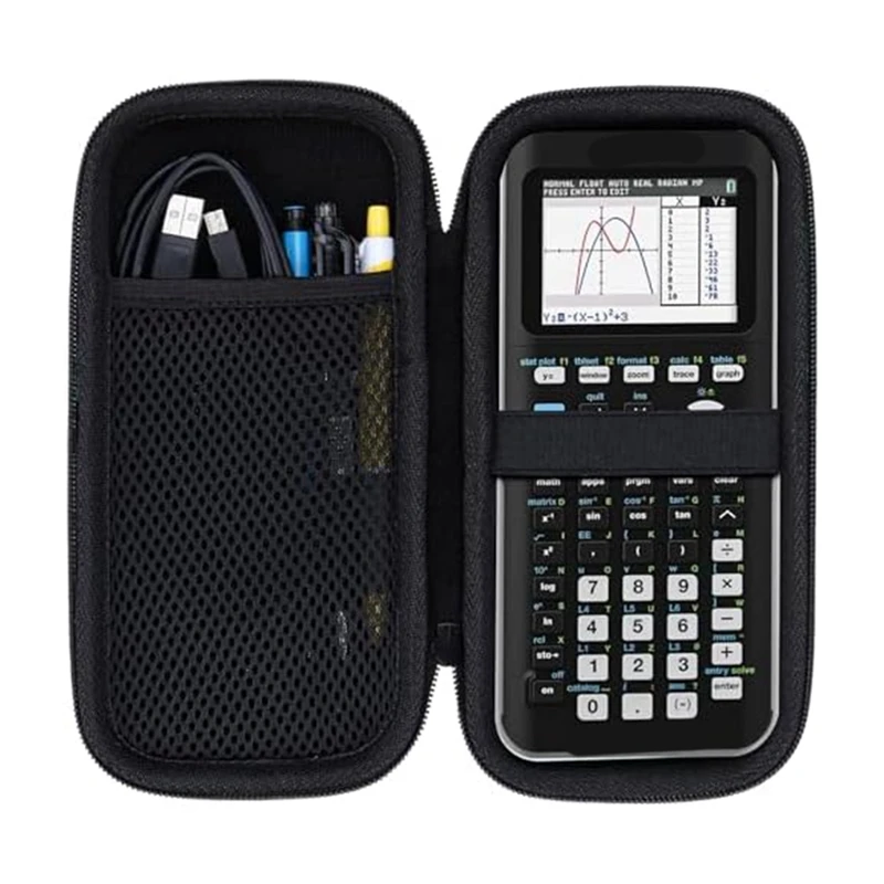 Estojo rígido Compatível com TI-84 Plus CE, TI-Spire CXII, TI-83 Plus, TI-89 Titanium, TI-85, TI-86, TI-86