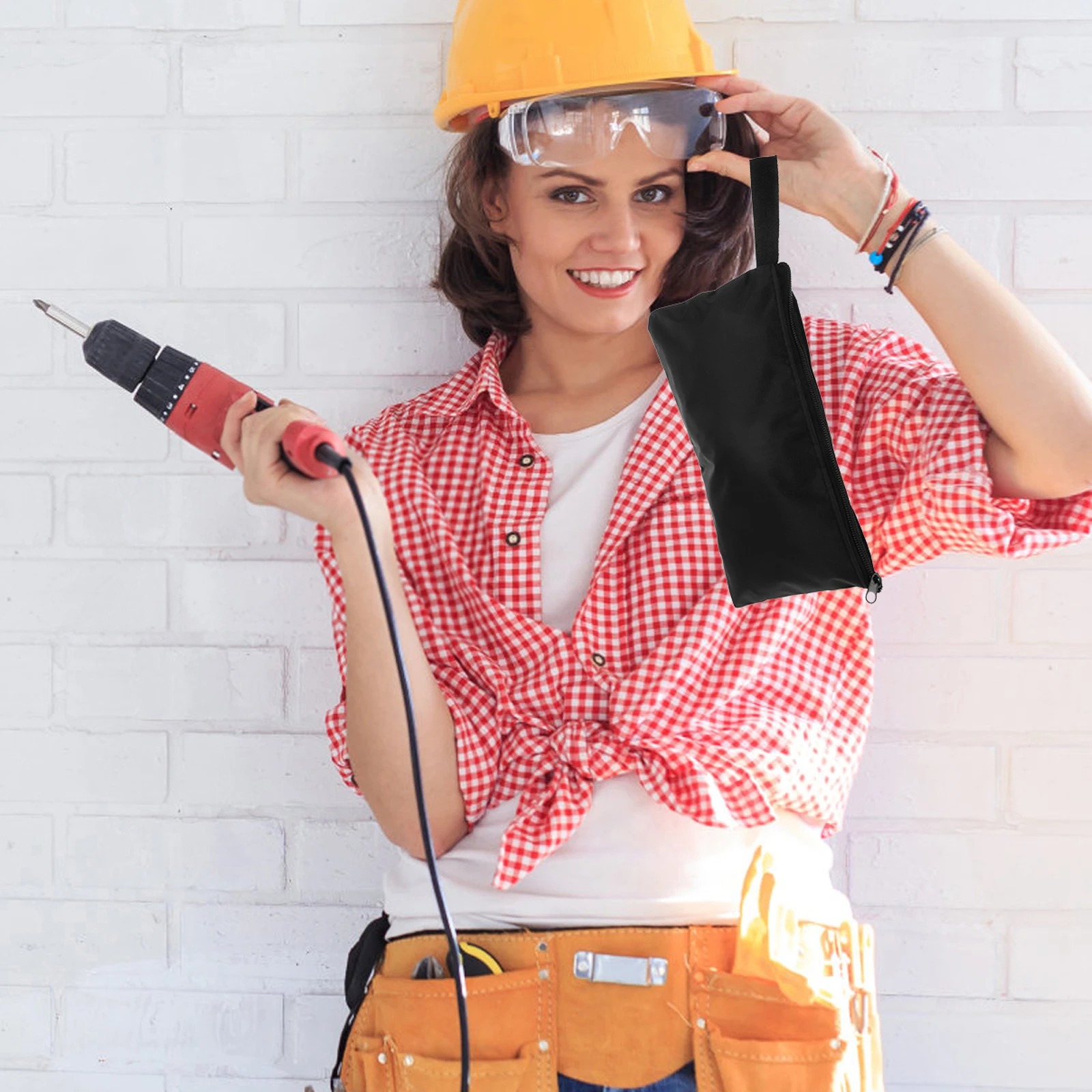 

5pcs Large Capacity Waterproof Oxford Cloth Tool Bag Portable Zipper Toolkit For Tools Storage Durable Sundries Container