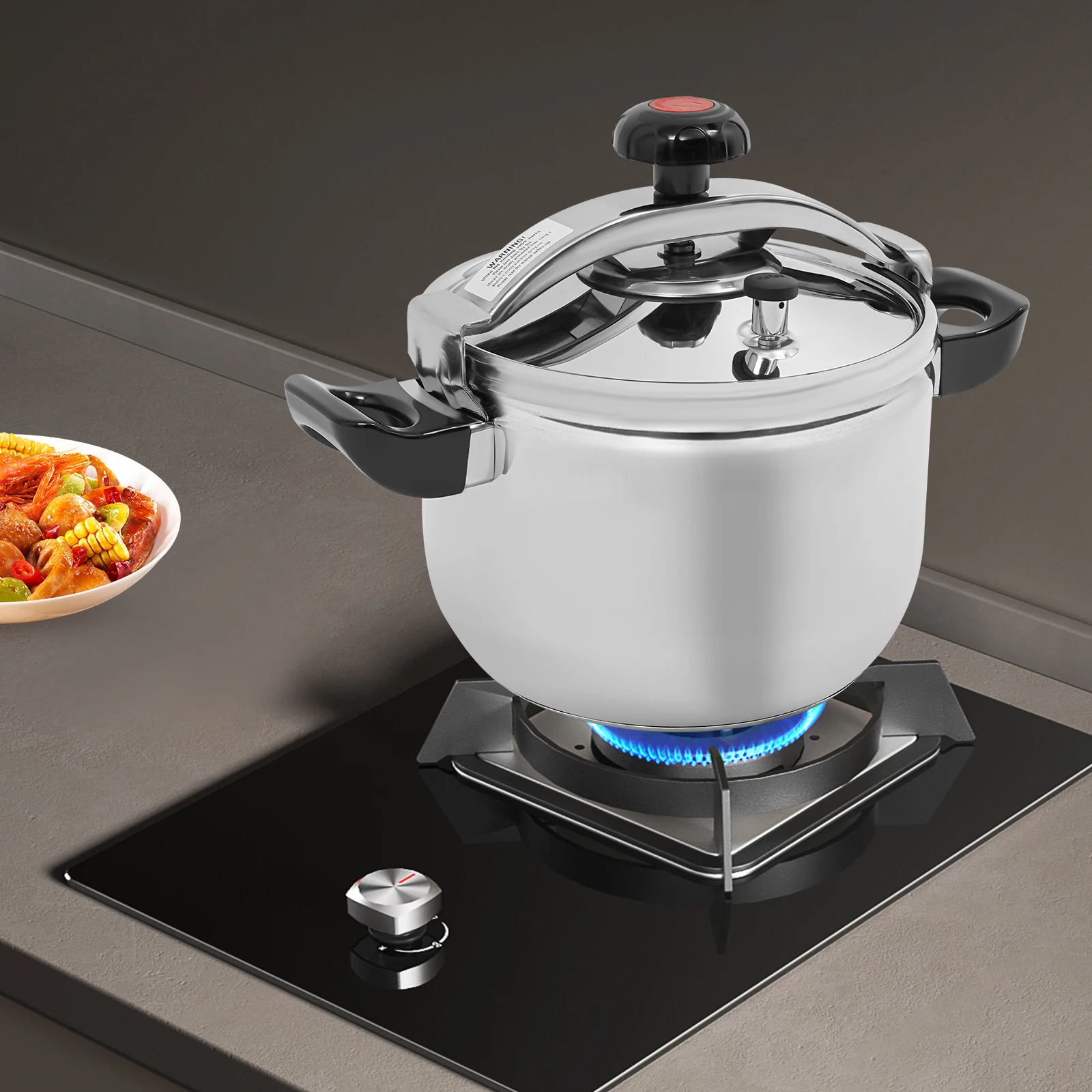 

9L Stainless Steel Pressure Cooker Pressure Cooker Pressure Stewing Pot 60Kpa in Hotels, Restaurants, Families