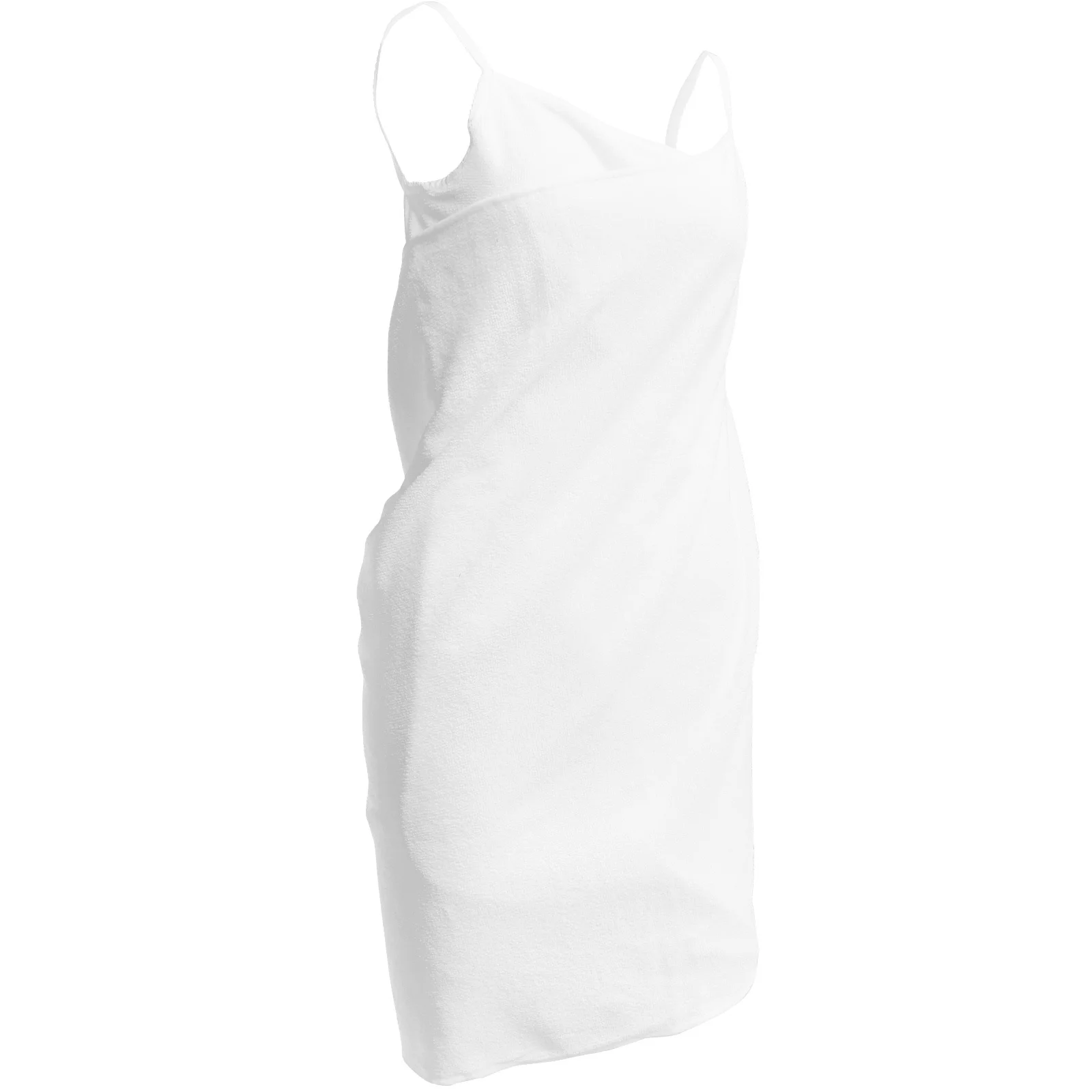 

Adult Women Microfiber Wearable Shoulder-Straps Bath Towel Bathrobe Bath Dress Free Size Absorbent Shower Swim Wrap