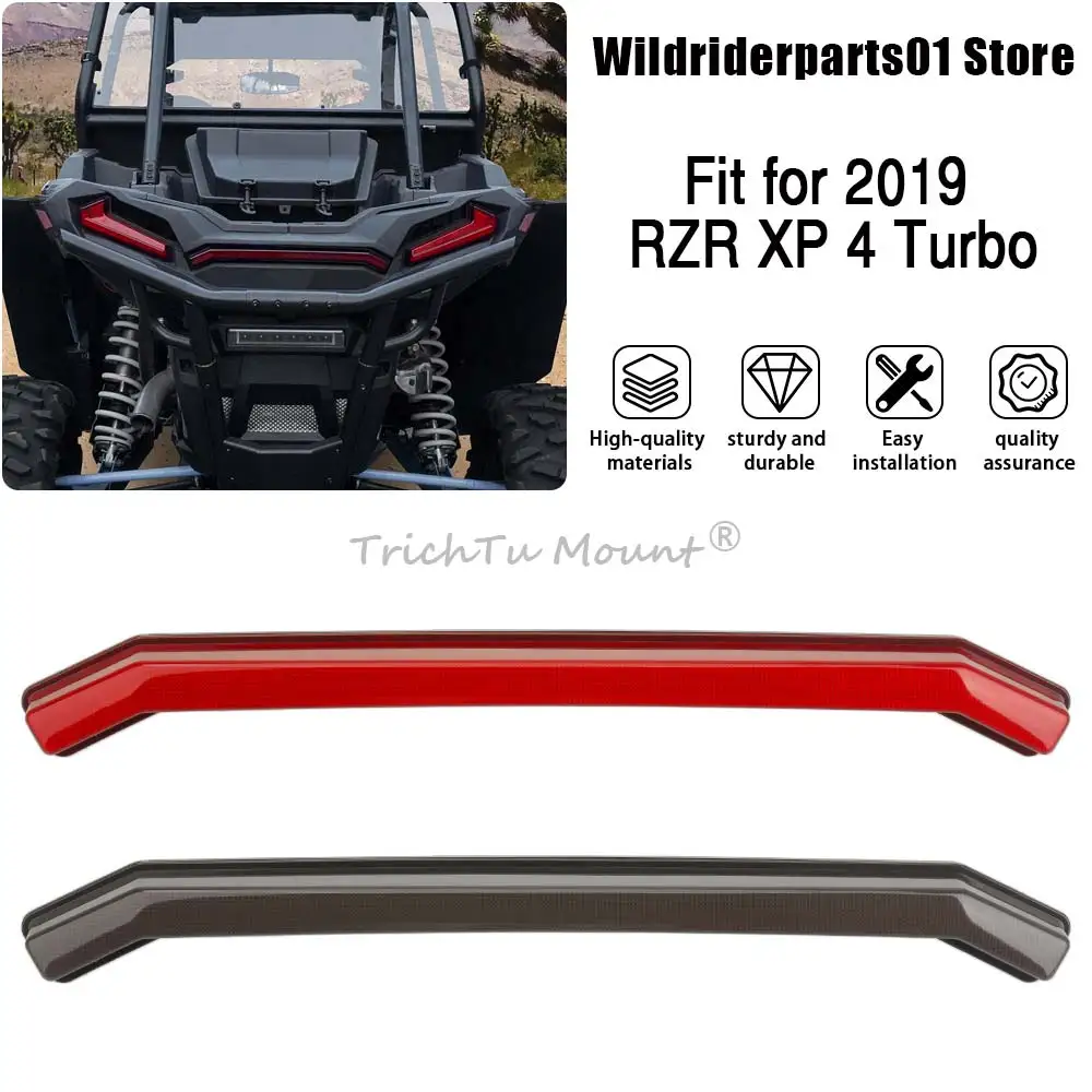 ポラリスRZR XP/ターボ1000 2018-2023 / スポーツマンXP 1000 2017-2025用 12V LEDリアセンターロングテールライト 車アクセサリー