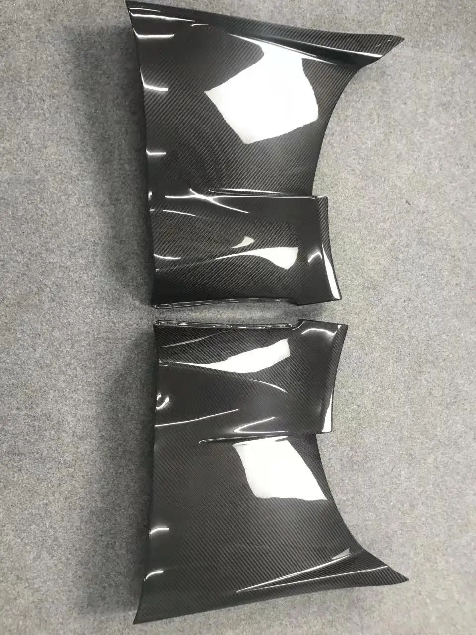 ألياف الكربون الأكثر مبيعا Evs نوع ألياف الكربون مصدات السيارات لتويوتا سوبرا A90 الجانب الحاجز