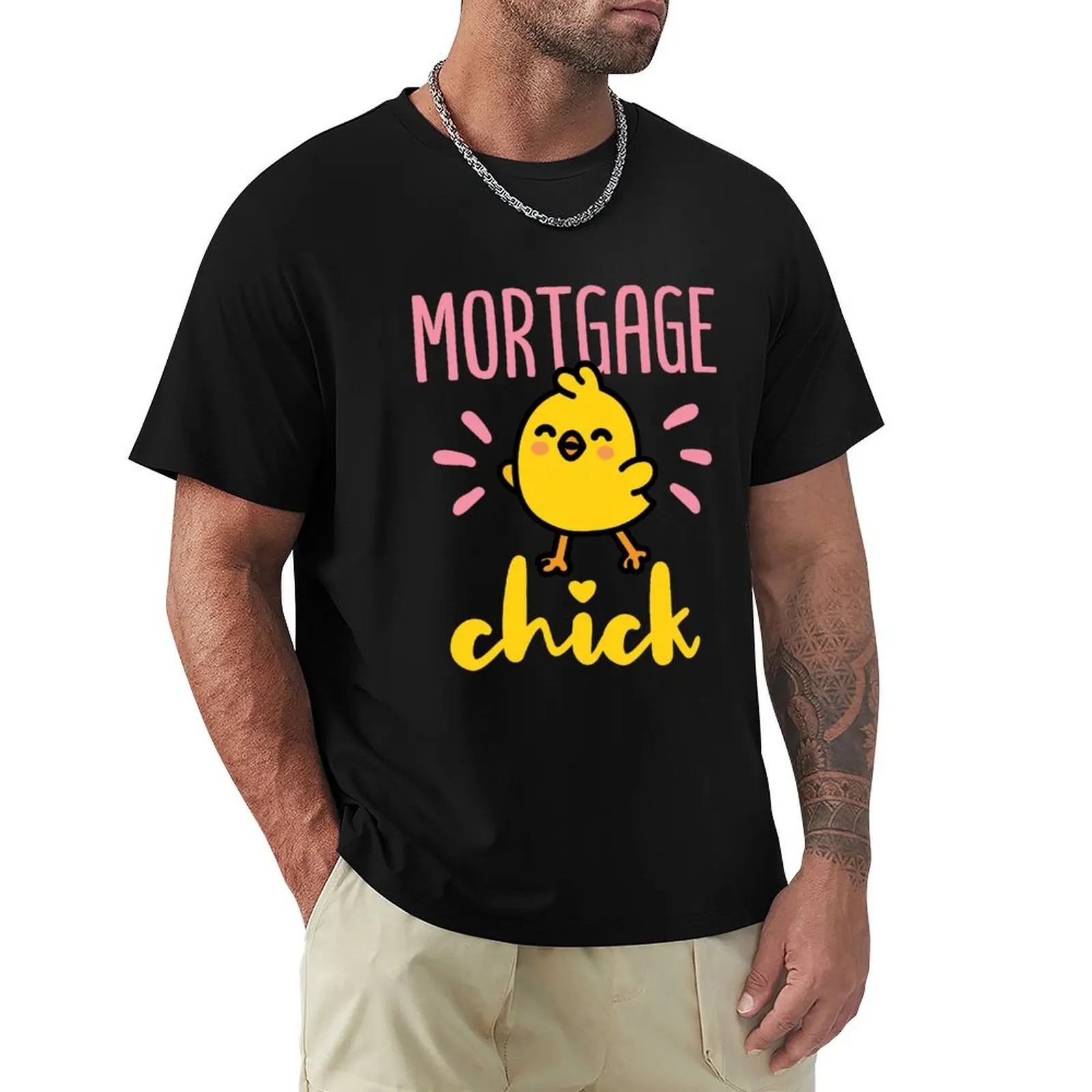 Camiseta para mujer con estampado de patrón abstracto de Mortgage Chick Cute Loan Processor Originator