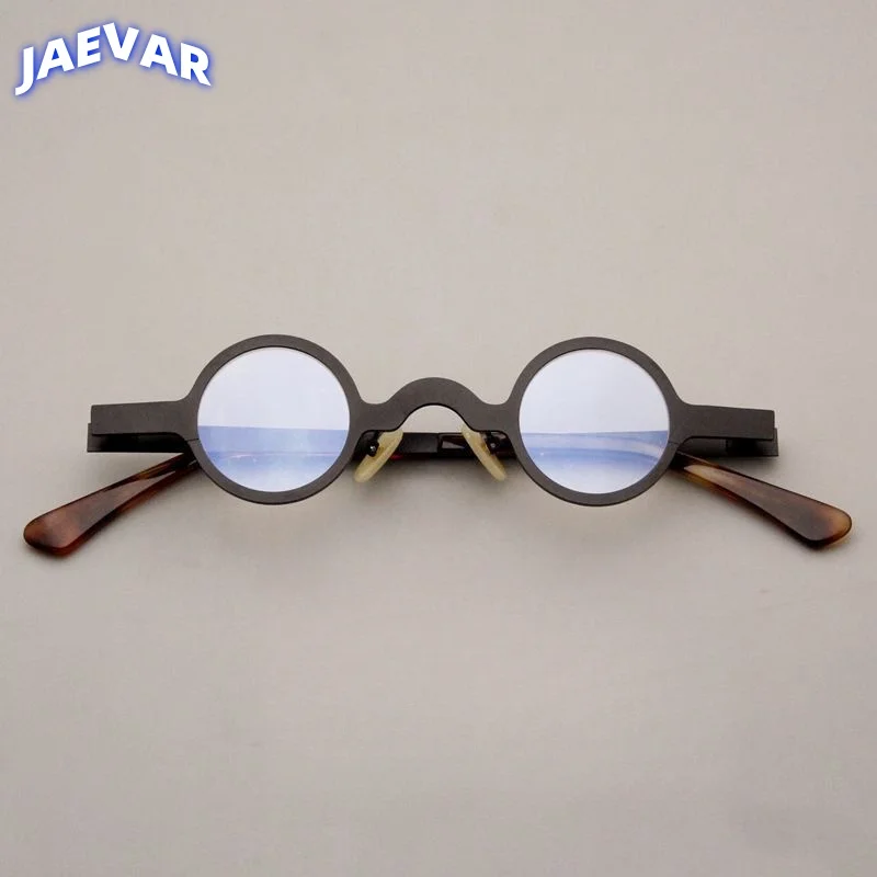 

Metal Small Round Frame Retro Personalized Men's Glasses Frame Ultra Light Optical Prescription Glasses frame For Men's V46