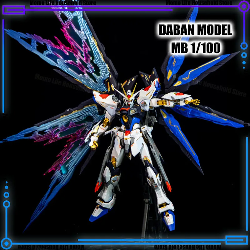 

DABAN 8802S MB 1/100 ZGMF-X20A Strike Freedom Blue Soul Version Assembly Model Kits Anime Action Figure Robot Plastic Model Toys