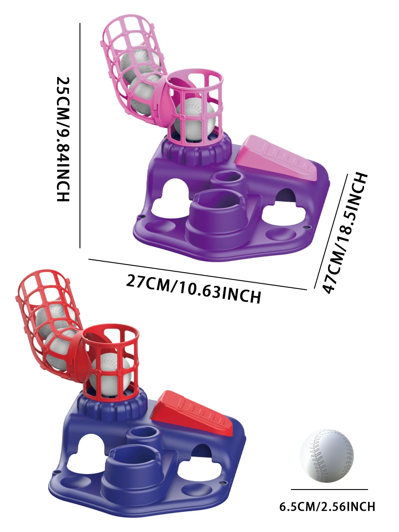 مجموعة ألعاب البيسبول للأطفال، ألعاب ممتعة للرياضات الخارجية، مريحة وممتعة، تسمح للأطفال على متعة ضرب الكرة