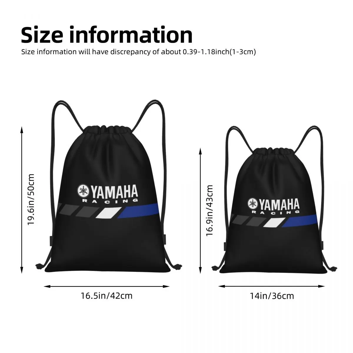 Y-Yamahas Rugzak Trekkoord Sport Gym Sackpack String Tas Voor Hardlopen