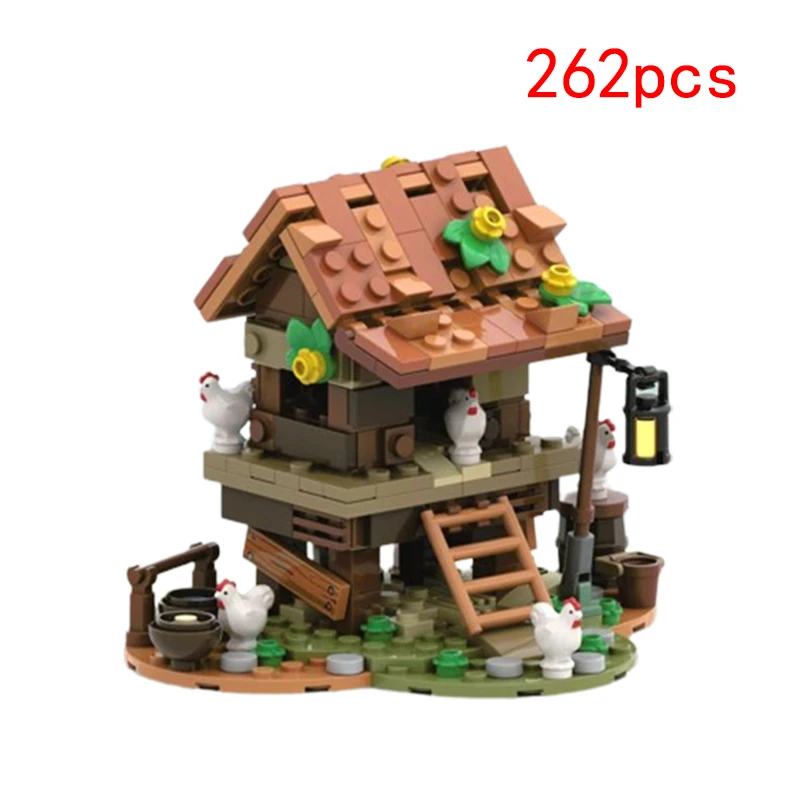 Spot small particle MOC-152603 assembled building block series house puzzle children's education toy ornament model DIY gift