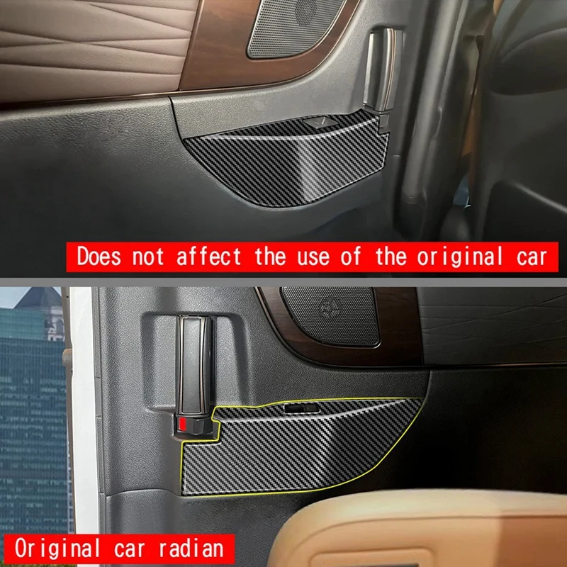 Para toyota alphard/vellfire 40 série 2023 porta intermediária braço janela interruptor de elevador capa controle vidro