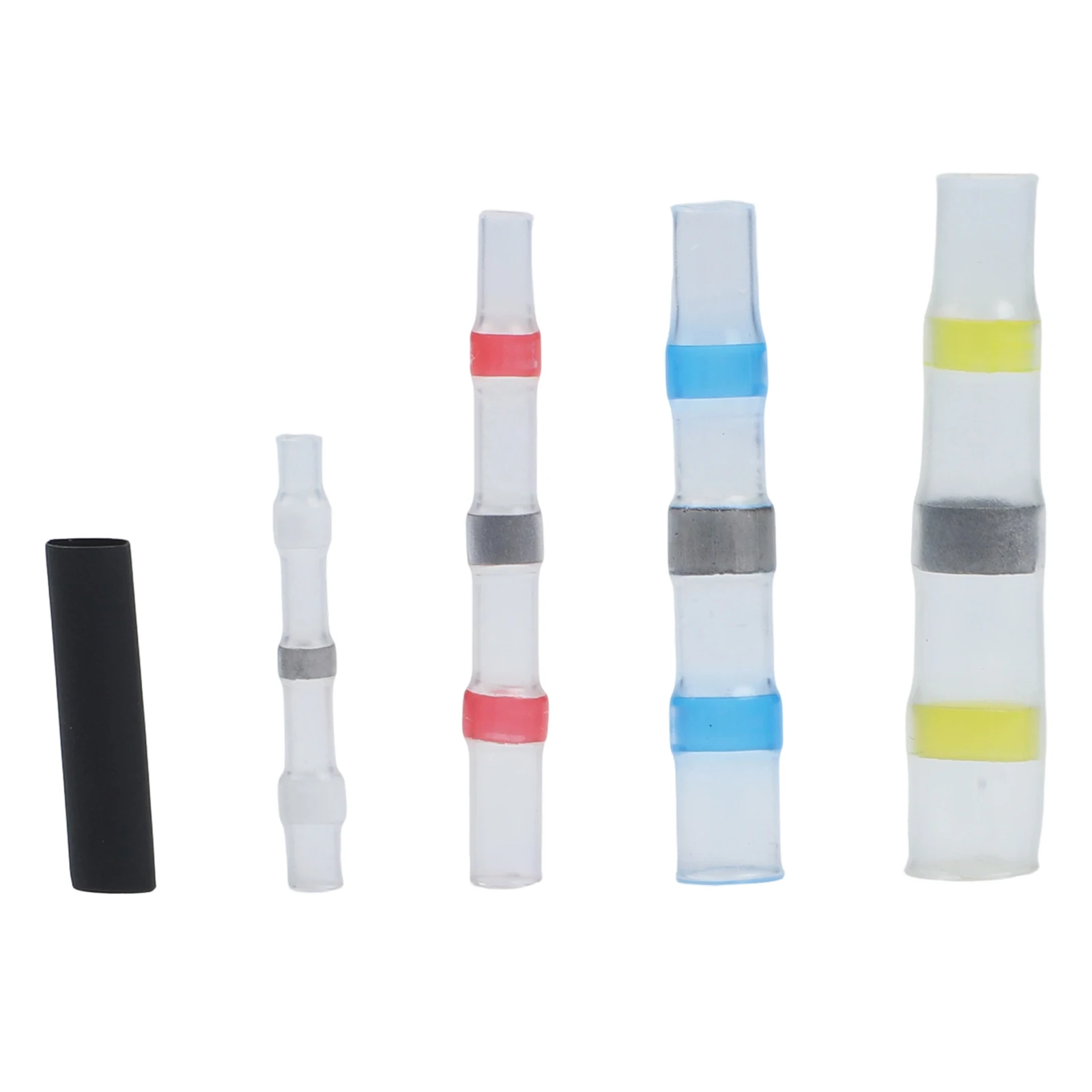 Efficient Wire Crimping and Sealing 420Pcs Solder Seal Sleeve Heat Shrink Electric Butt Wire Connectors Terminal Kit