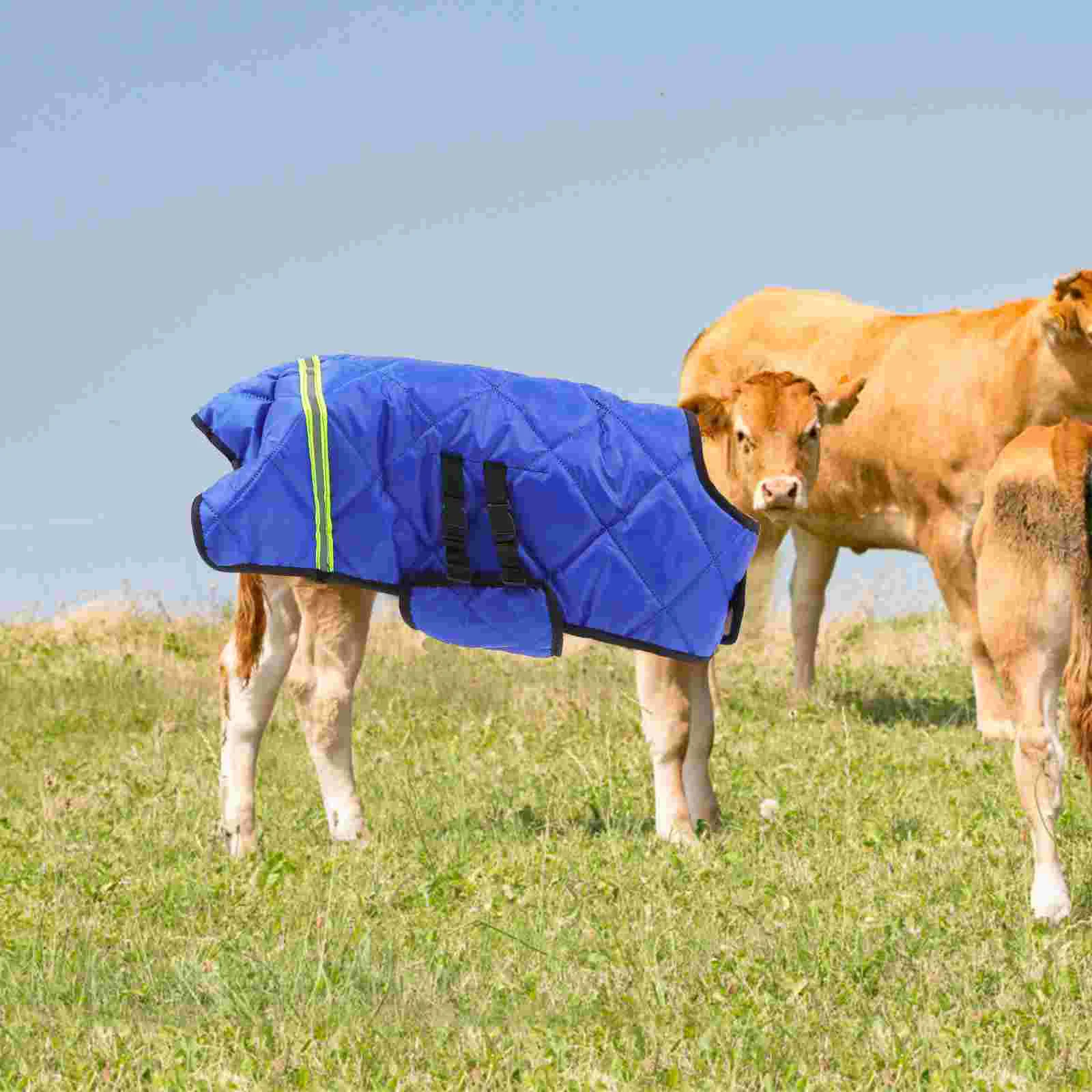 Calf Vest Winter Clothing Blankets for Goat Warm Coat Sherpa Cow Pasture Supplies Lamb Women's