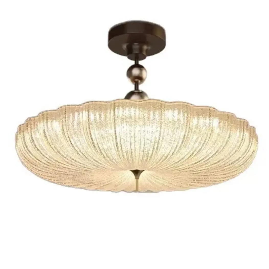 Medieval style bedroom ceiling lamp, elegant chandelier