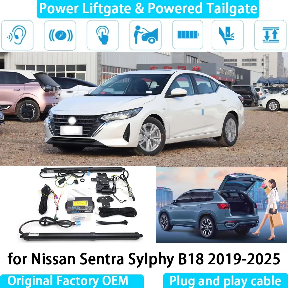 for Nissan Sentra Sylphy B18 2019-2025 Automatic Electric Power Liftgate Powered Tailgate Strut Tail Gate Lift System