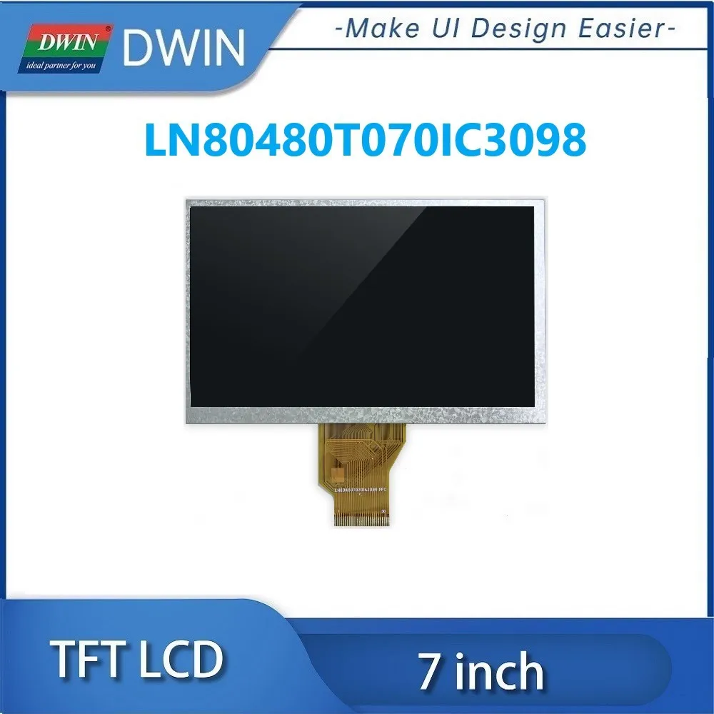 DWIN-LCD-タッチスクリーン,7インチ,800x480 rgbインターフェース,tft,tn