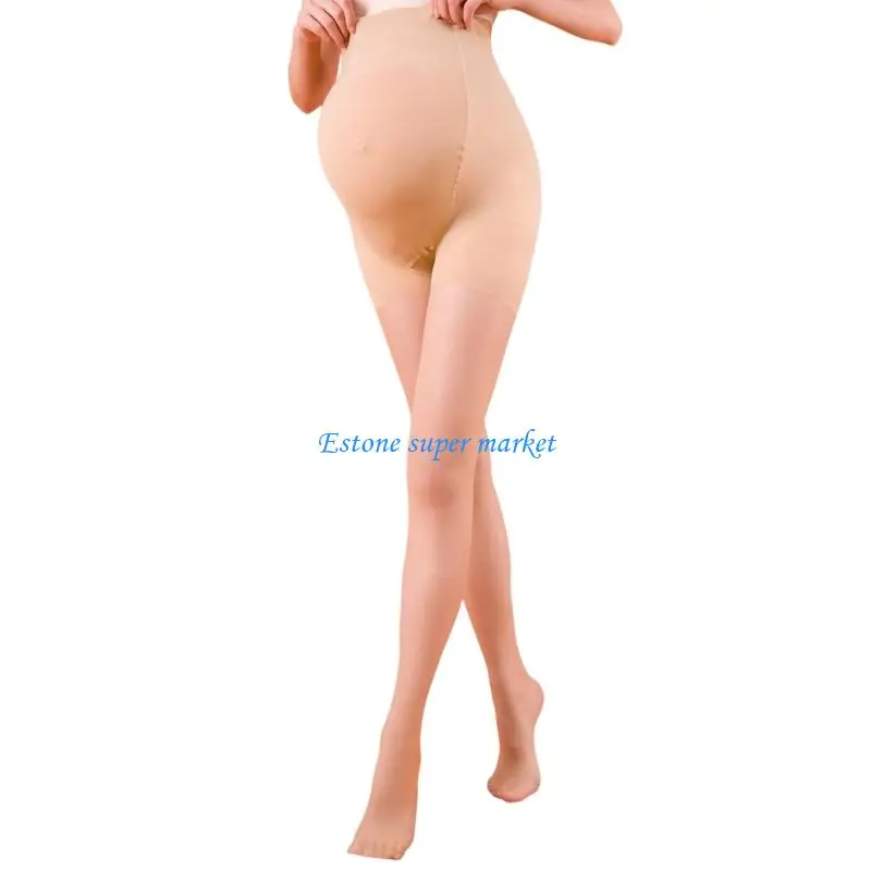 090B جوارب طويلة شفافة للحوامل لربيع الخريف لراحة يومية طوال اليوم #2