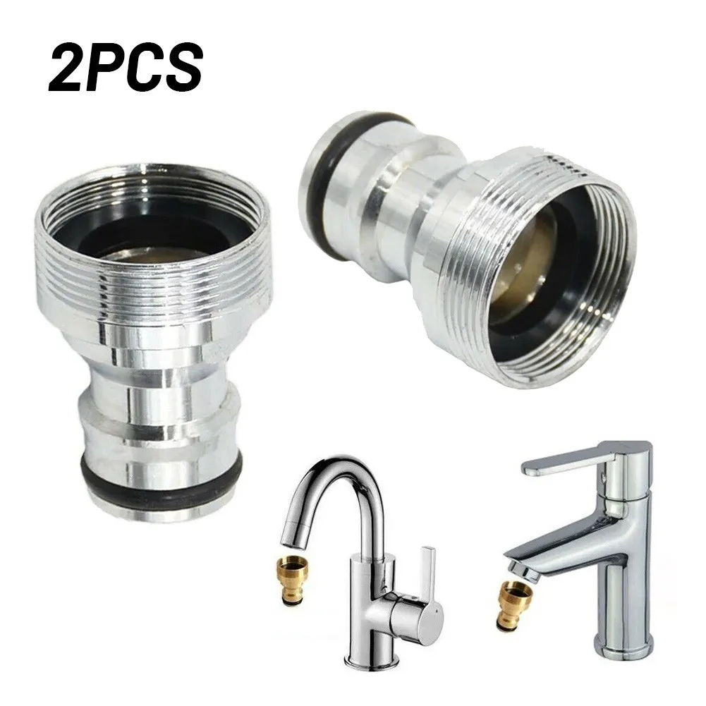Brass Faucet Adapter for M22 IG and For M24 For AG 2pcs Quick Connect Tap Connector for Garden Hose Applications