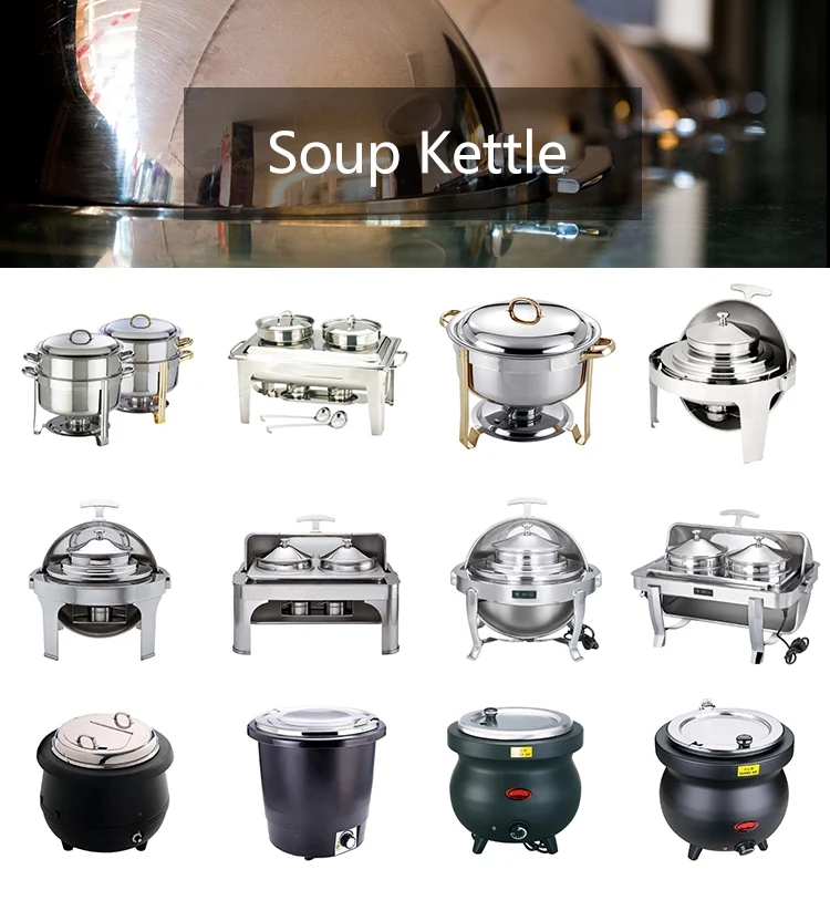 Wedding Banquet Large-Scale Events Special Stainless Steel 304 Advanced Food Thermal Insulation CNC Dinner Stove
