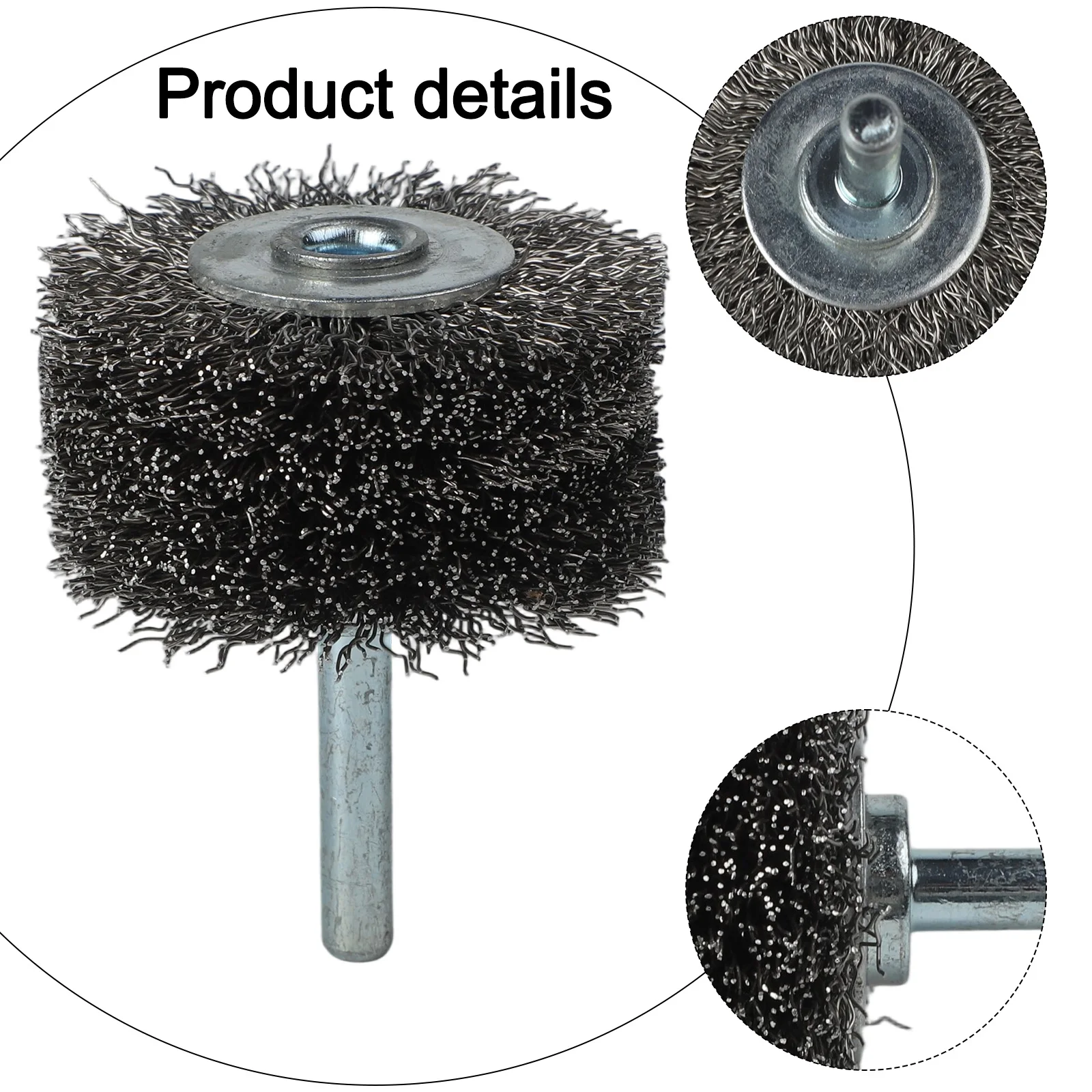 Brush Steel Wire Brush Popular 50x25mm For Metal Rust Removal Polishing Silver Brand New High Quality Material
