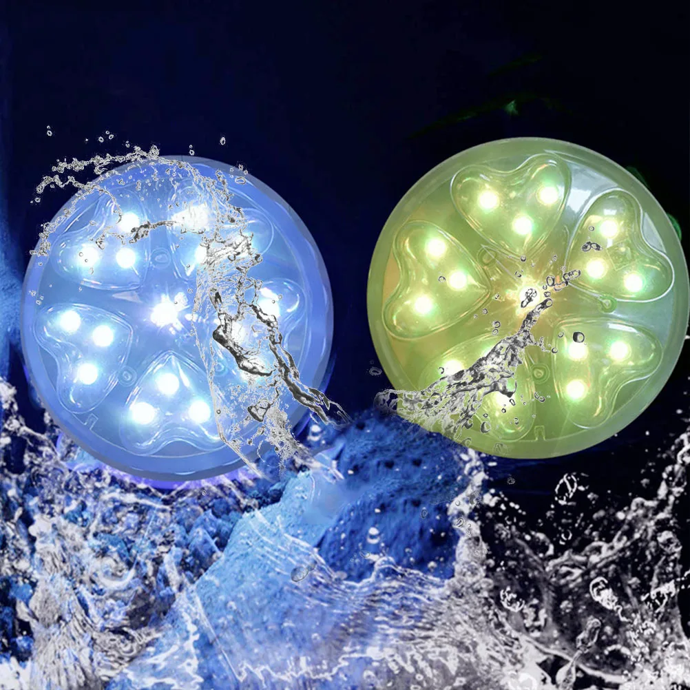 

Remote Control Underwater Light Waterproof Led Lamp Fish Tank Aquarium Color Changing Diving Light Submersible For Pool Pond