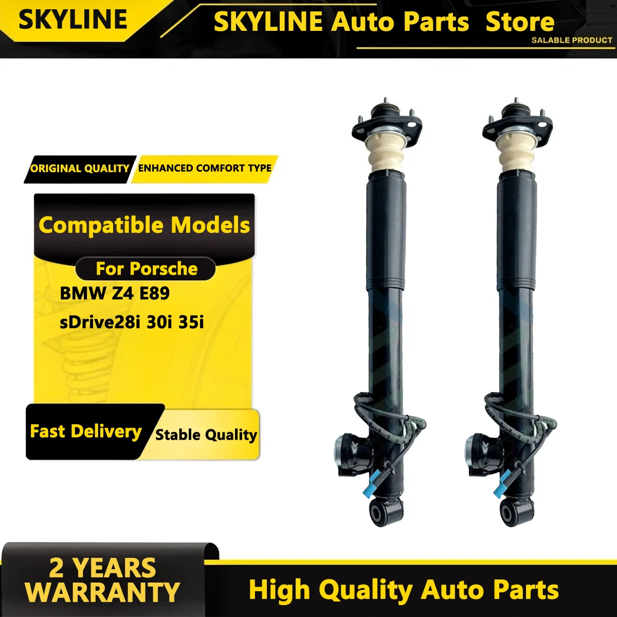 SKYLINE 2X Rear Shock Absorber Struts For BMW Z4 E89 sDrive28i 30i 35i 37116792836