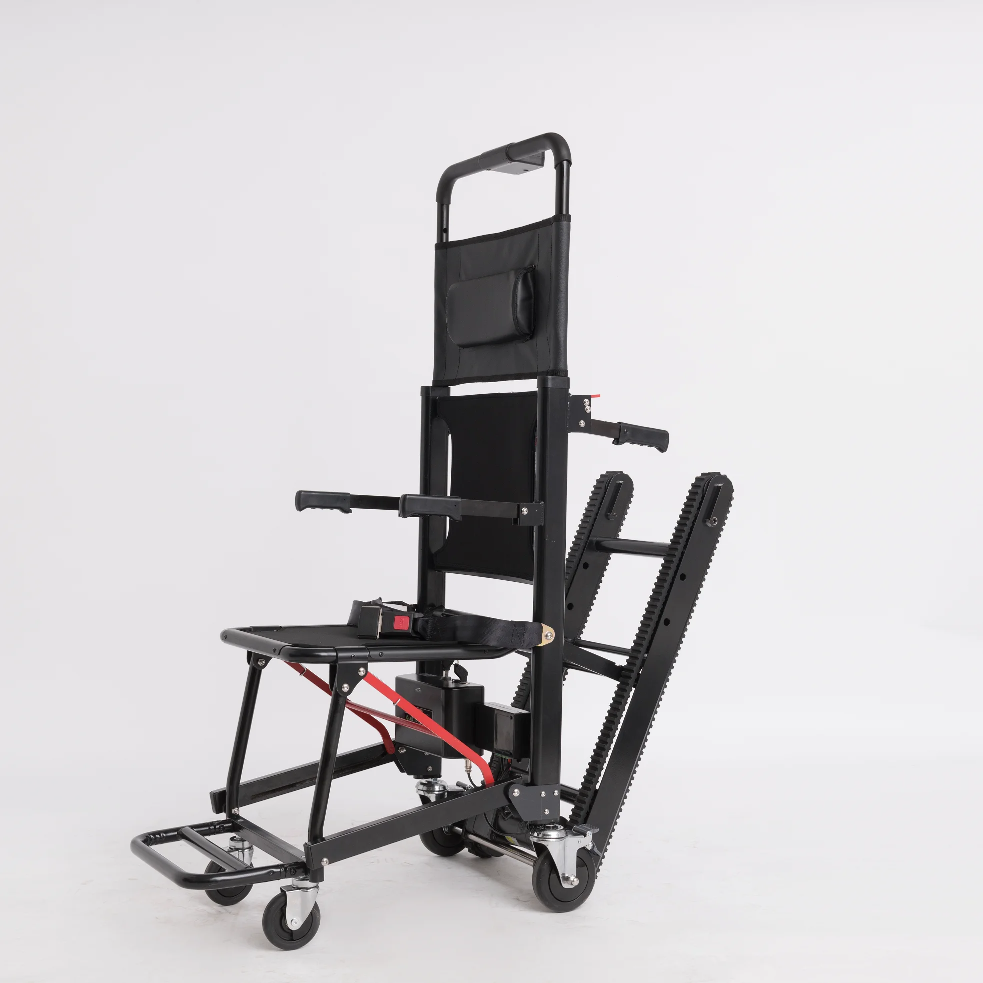 Foldable Stair Climbing Cart With 6 Wheels Stair Climber With Adjustable Handle