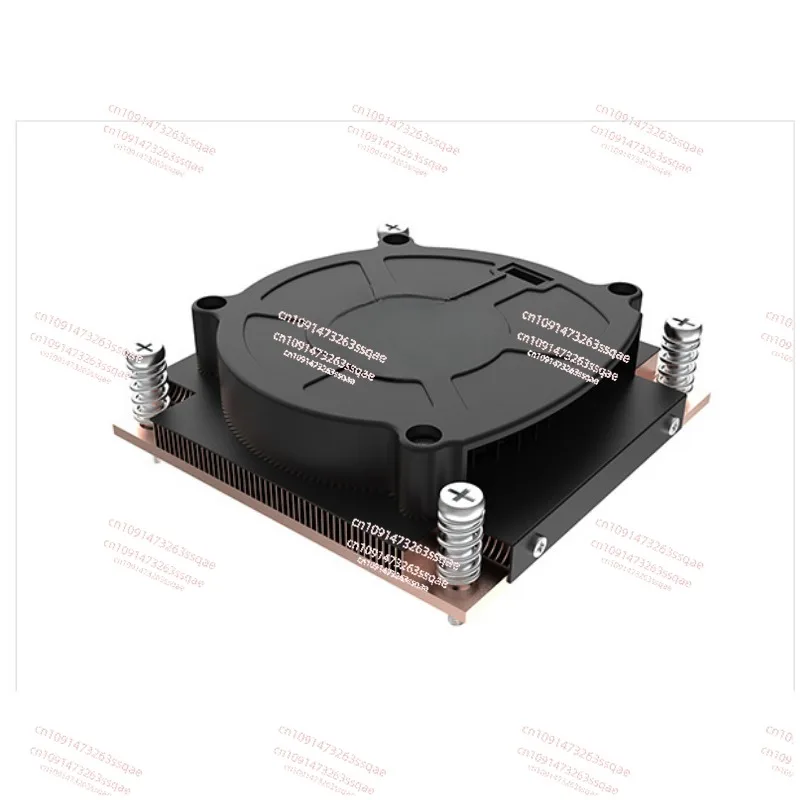 1U 1700 radiator CPU fan ultra-thin server radiator fan all copper 4PIN temperature control