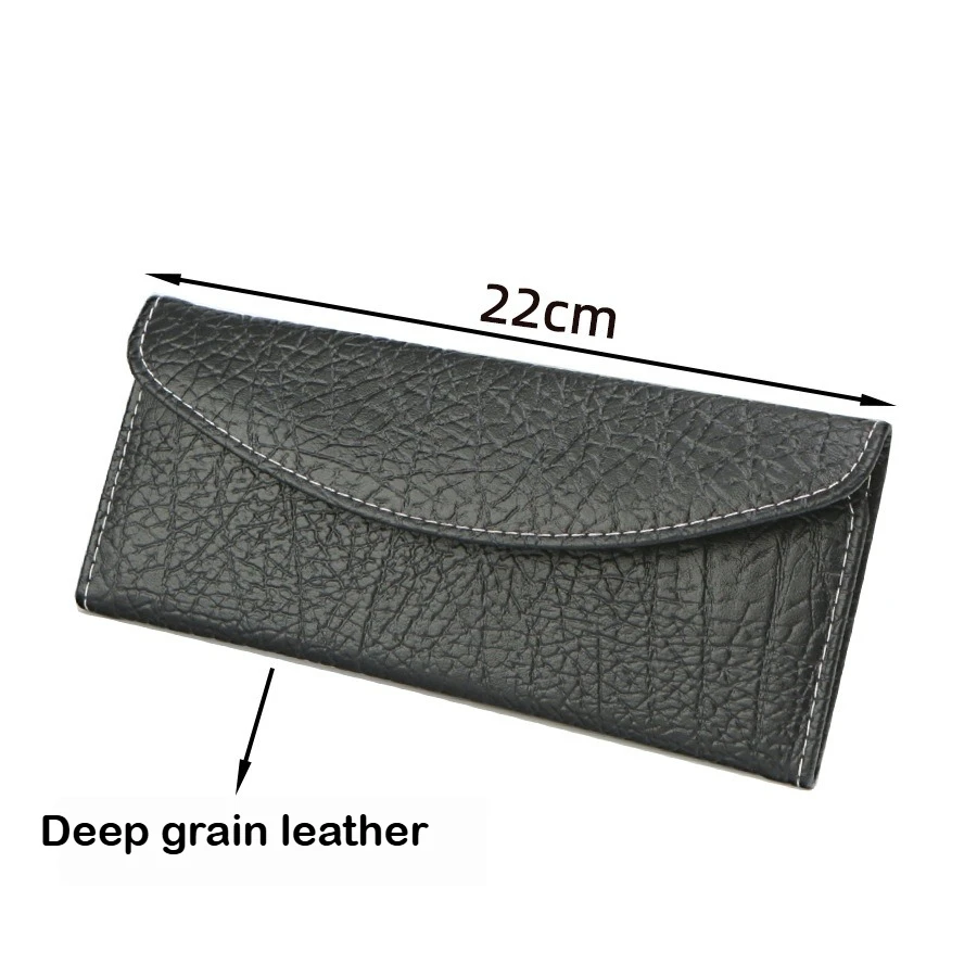 FoldedHair Scissors Cover Case PU Leather Professional Hairdressing Shears Holder Bag Barber Salon Holster Pouch Scissors Case view 5