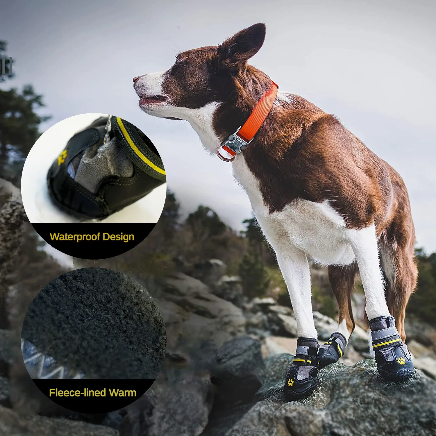 Big Dog Shoes Dog Four Pet Shoes Socks Small Large Dogs Are Dirty and Waterproof