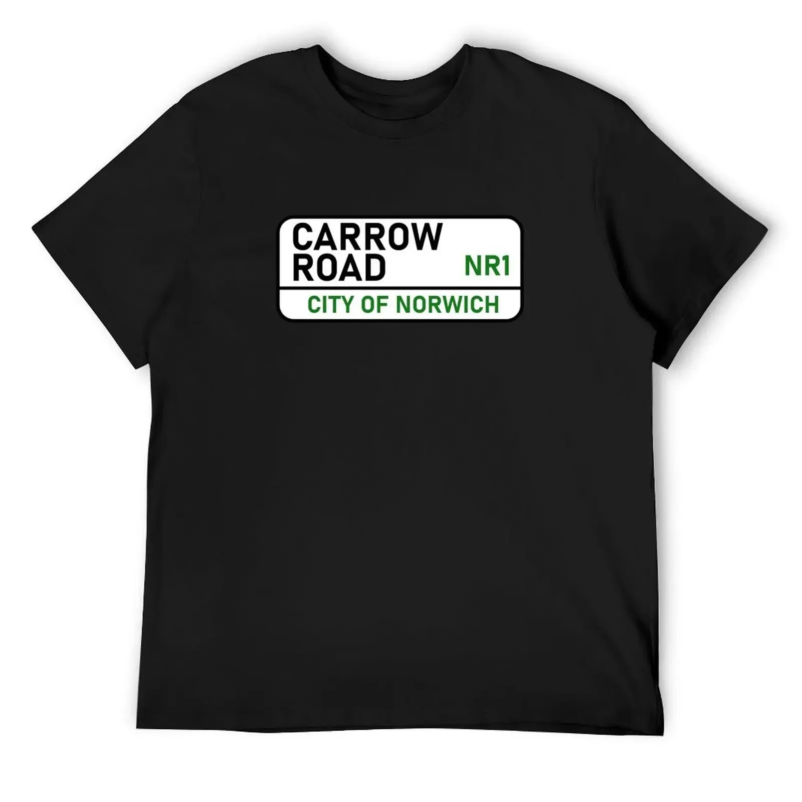 Carrow Road - City Of Norwich T-Shirt customizeds oversized graphic tee man clothes anime t shirts t shirt men