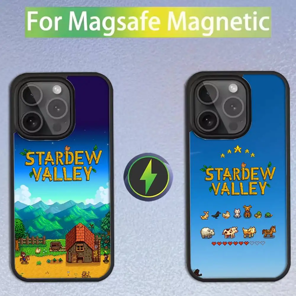 

Stardew Valley Phone Case For iPhone 16,15,14,13,12,11,Pro,Max,Plus,Mini,SE Magsafe Magnetic Wireless Charging
