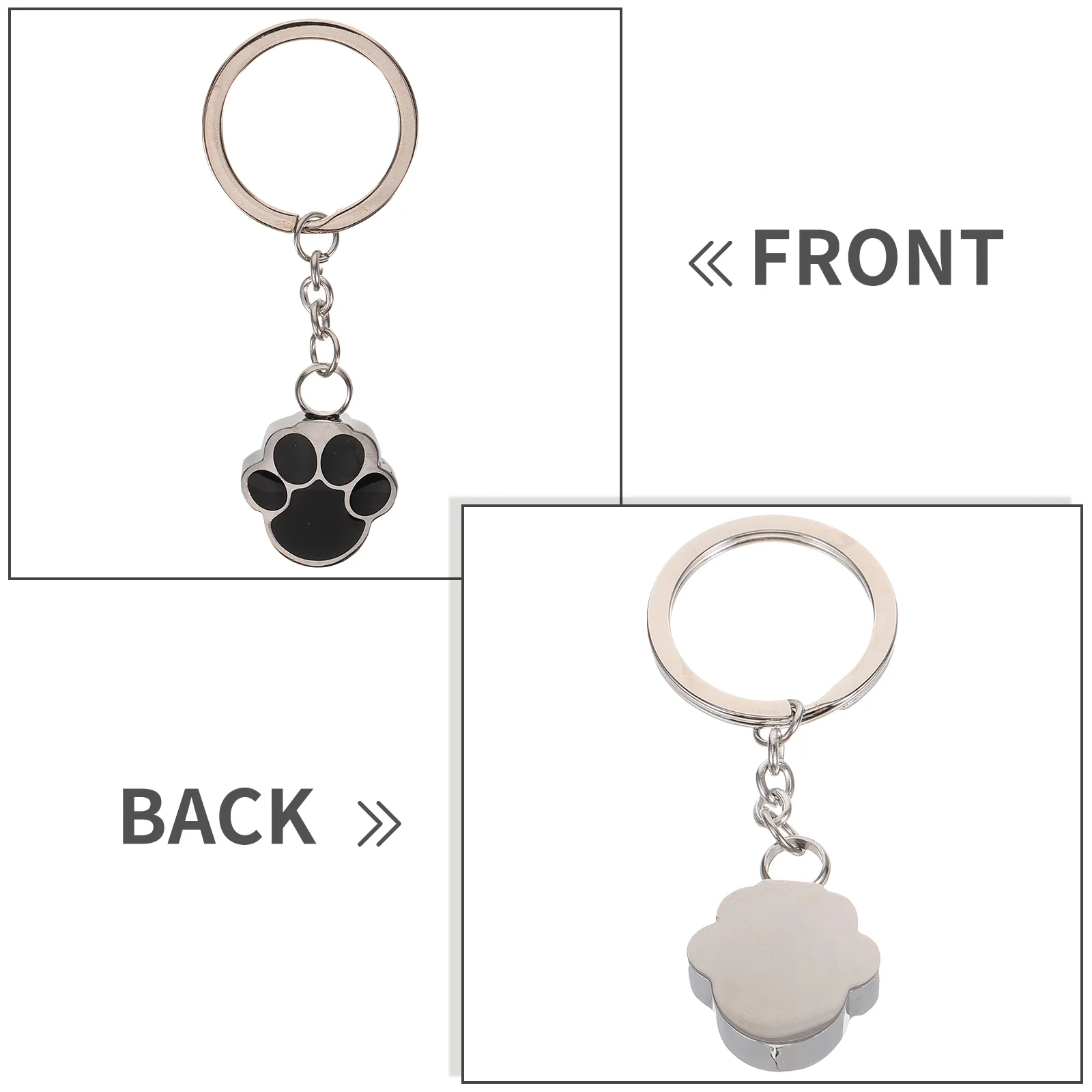 ของฝาปิดสัตว์เลี้ยง Urn Urns สําหรับขี้เถ้า Keepsake MINI Key CHAIN จี้เงินแม่