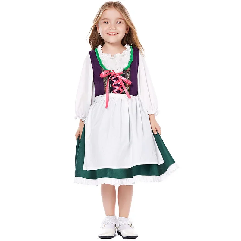 German Oktoberfest Traditional Bavarian Dress Children's Beer Dress