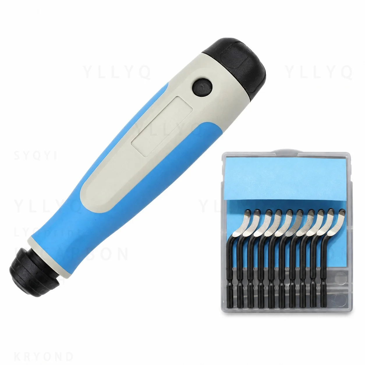 10pcs BS1010 Blade + NG1000 Handle Manual Deburring Knife Scraper Tool Kit Maintenance Burr Removal Tool Parts