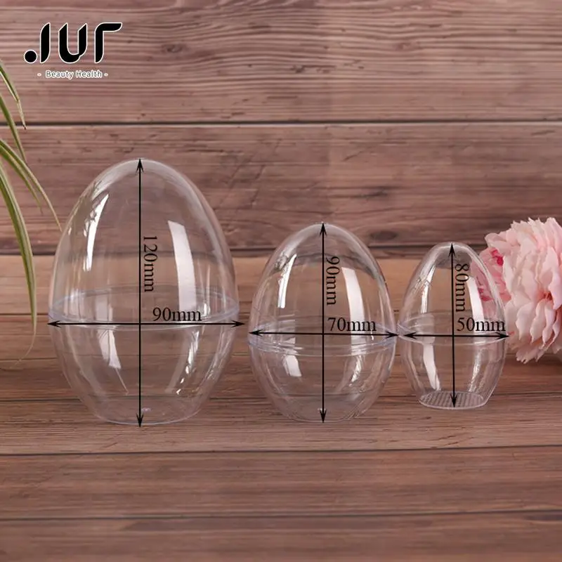 Molde transparente de plástico para decoración del hogar y Hotel, herramienta para el cuidado del baño, reutilizable, con forma de huevo, DIY, regalo de Navidad, 1 unidad