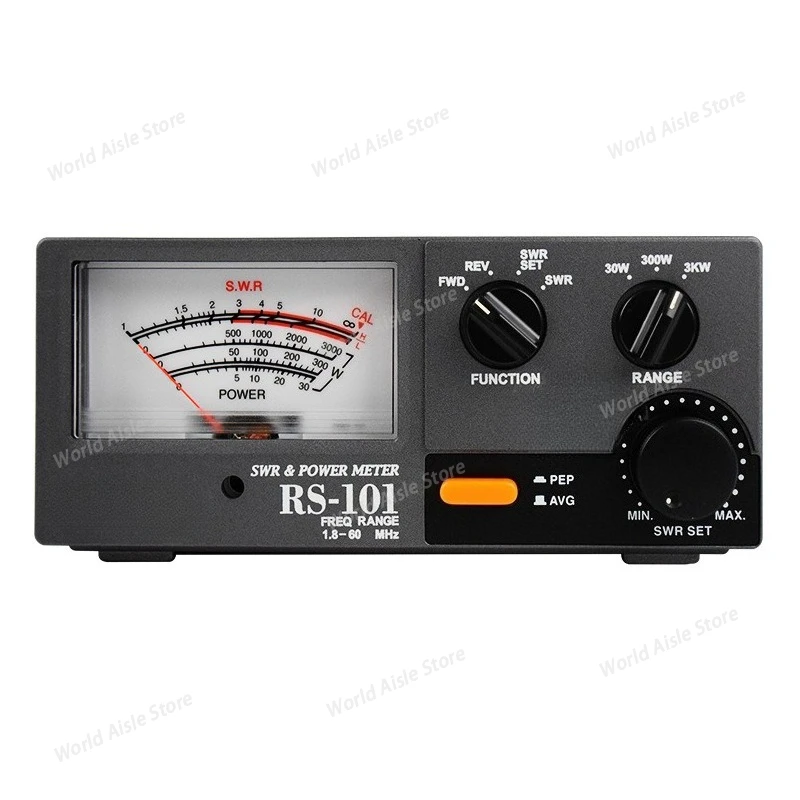 For RS-101 1.6-60 MHZ 3KW Shortwave Standing Wave Power Meter HF Pointer Instrument - view 5
