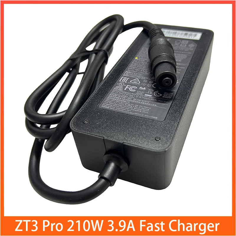 

Оригинальный адаптер для быстрого суперзарядного устройства 210 Вт для деталей электрического скутера Ninebot ZT3 Pro, зарядное устройство для литий-ионного аккумулятора 53,6 В 3,9 А