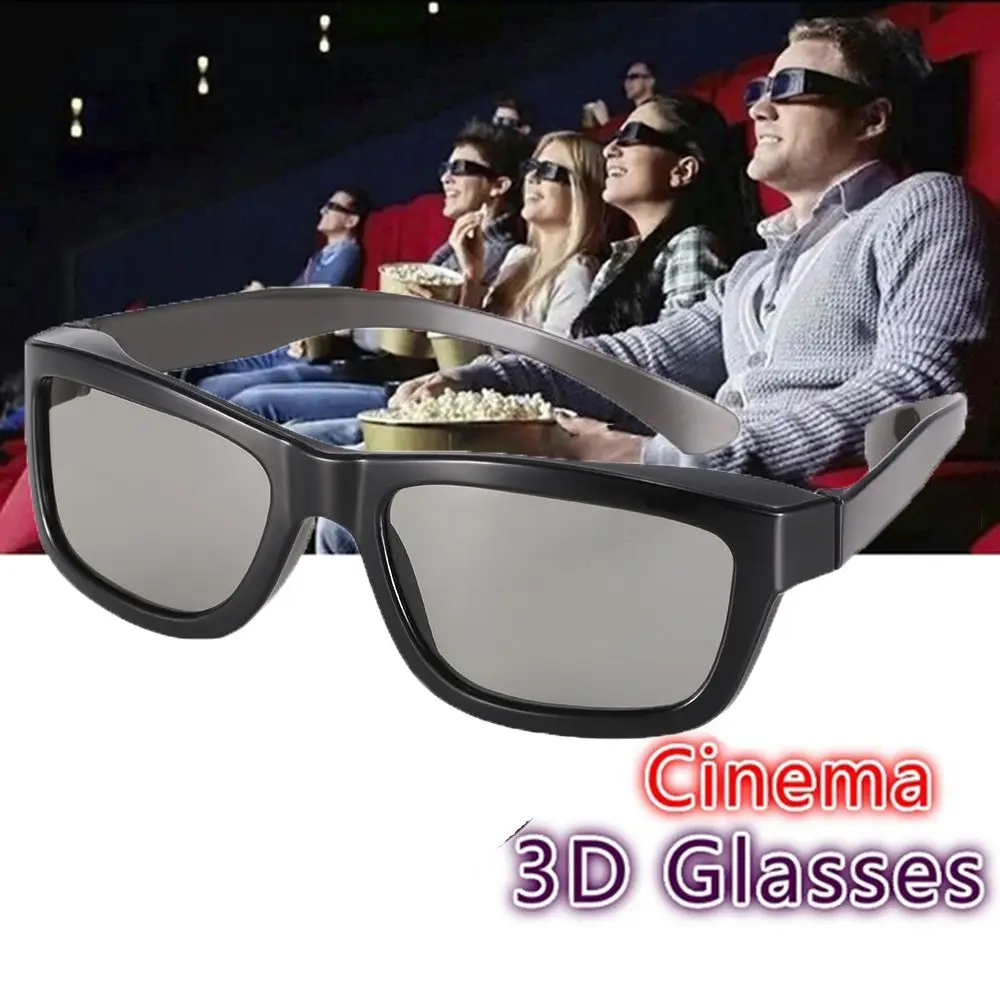 Circular Polarized TV Projector Film Home Theater Cinema Plastic Dimensional Anaglyph 3D Vision Movie Glasses 3D Glasses