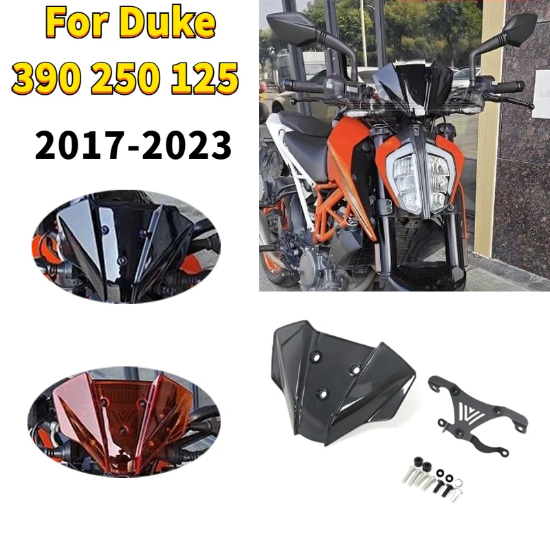 

Лобовое стекло, дефлектор ветрового стекла мотоцикла 2017-2023 для Duke 390 250 125 DUKE 390 DUKE 250 DUKE 125