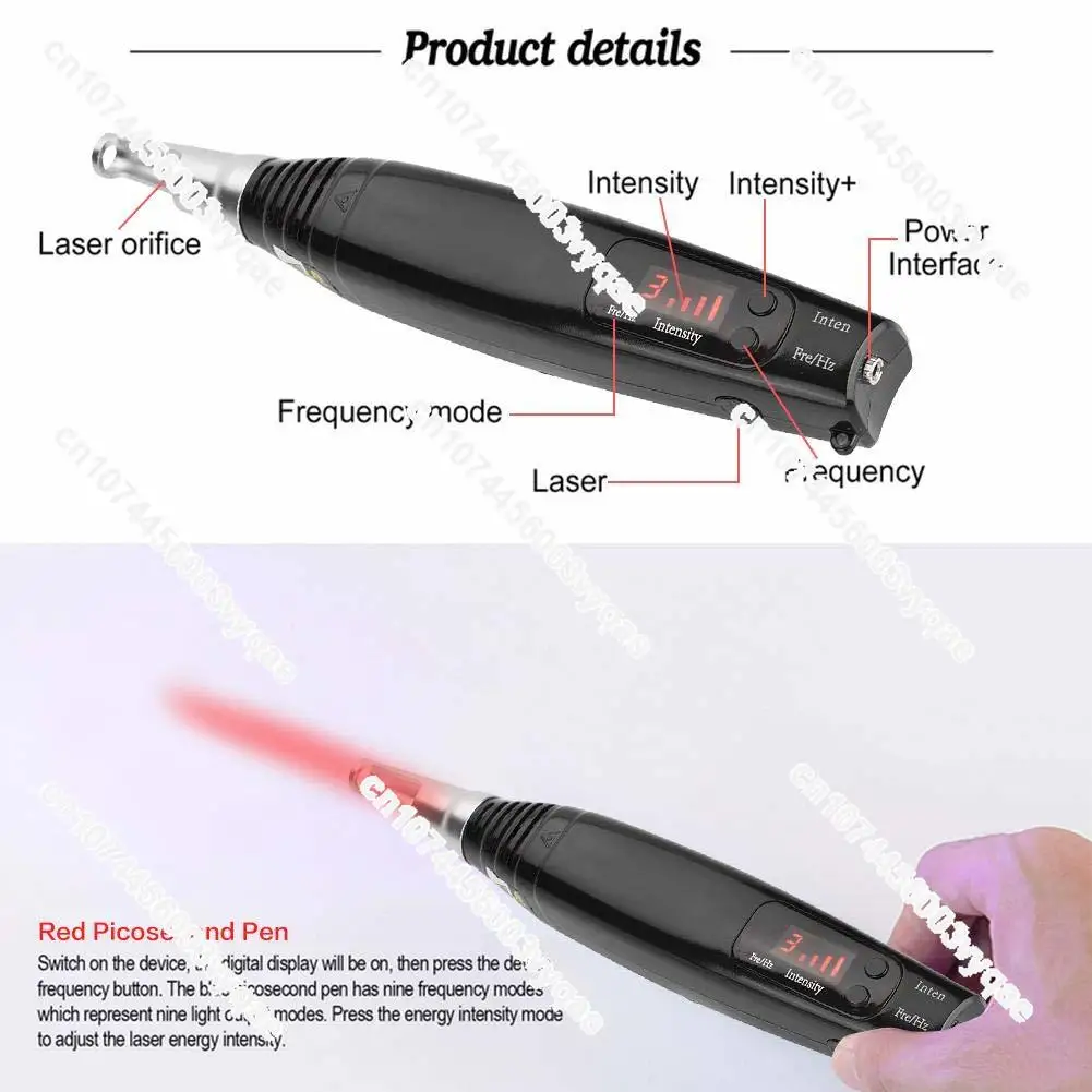 YYR Newest Blue / red light Laser tattoo removal Spot removal Neatcell picosecond laser pen