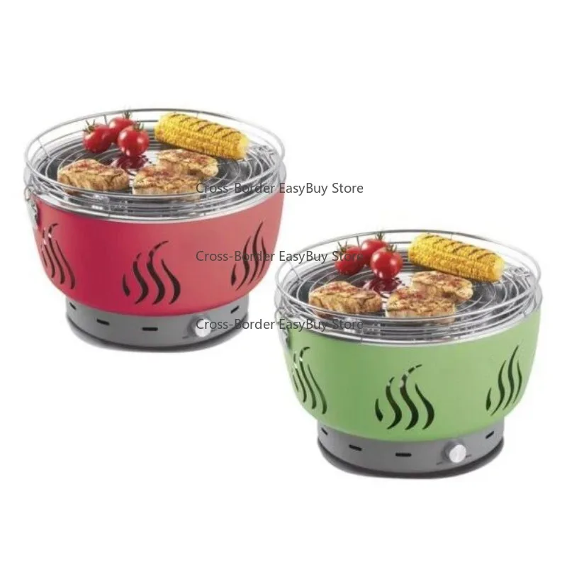 Portable Smokeless Lotus Charcoal Bbq Grill Outdoor Korean Table BBQ Grill in Restaurant