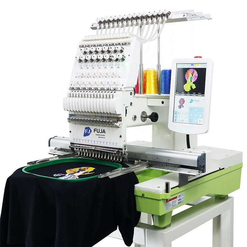 High Speed FJ-1501CS single head brother computerized making embroidery sewing machine For Hat