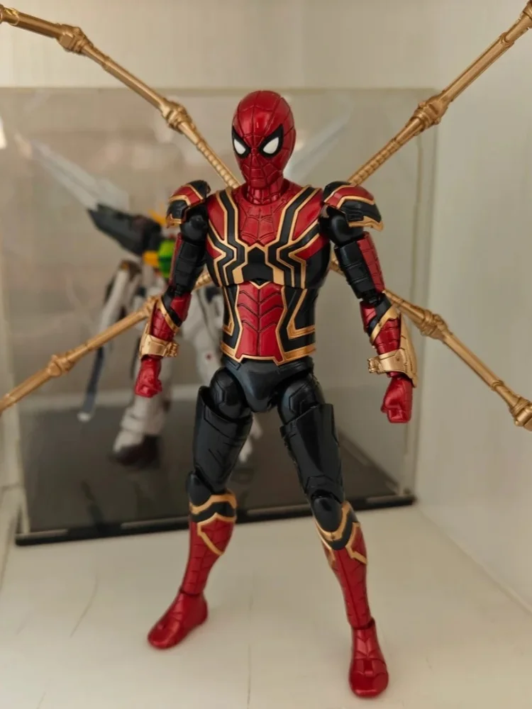 

1/12 Scale Collectible Action Figure Set - Thanos Spider Man Thor With Movable Joints Plastic Model Kit For Kids Gift