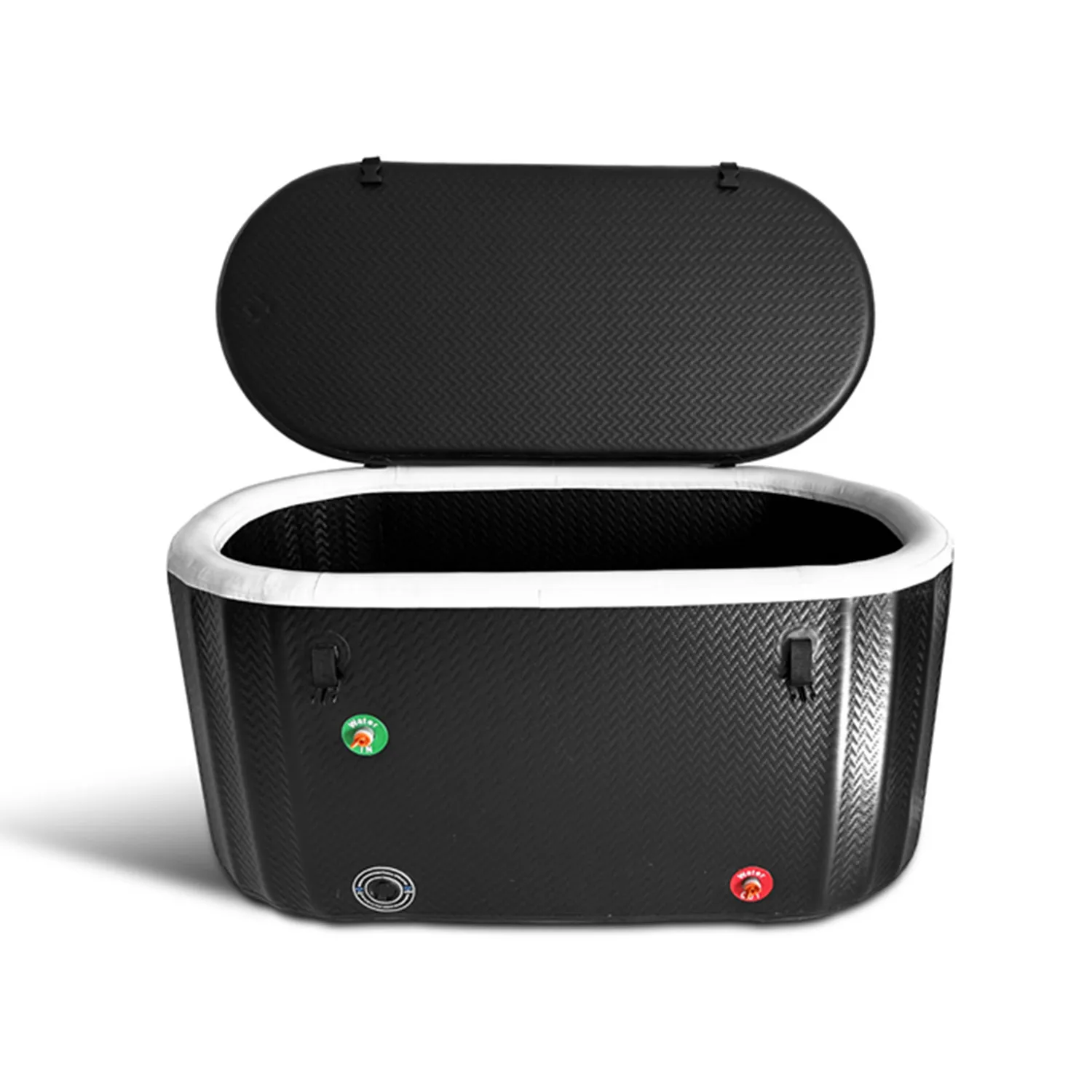 حوض استحمام قابل للنفخ بغرز متدلية، نظام حوض استحمام ثلجي قابل للنفخ مع مبرد مياه #3