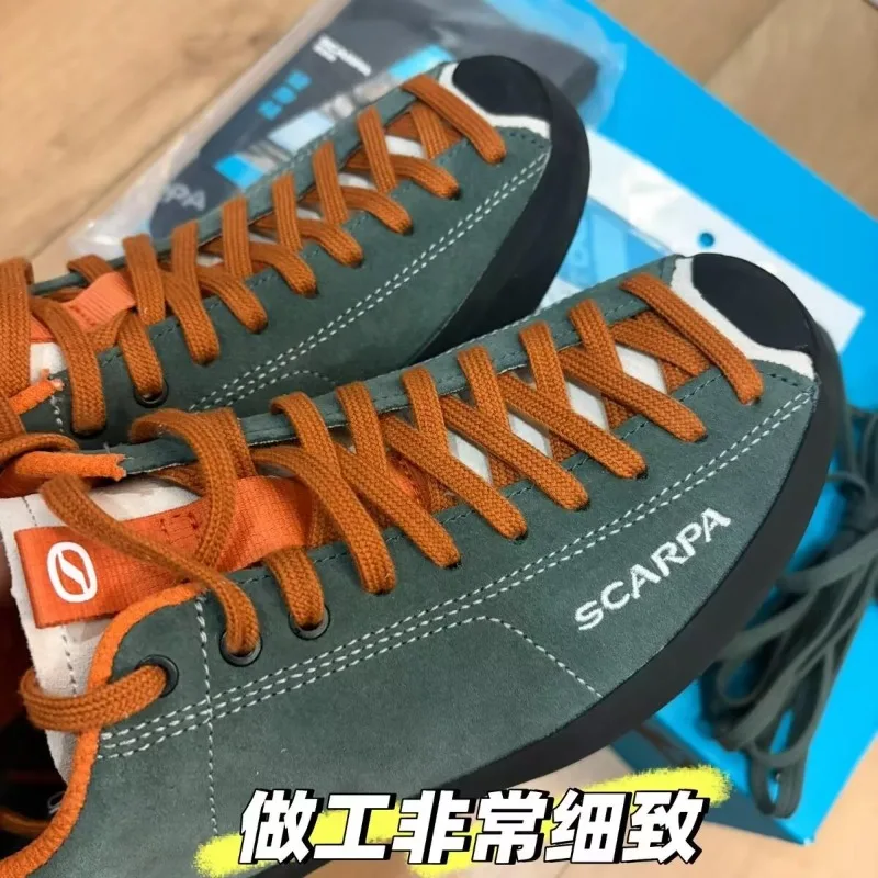 2026 Hot Sale Leather Anti Slip Men's Outdoor Hiking Shoes Wear Resistant and Comfortable Men's Climbing Shoes