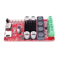 TPA3116 Digital Audio Amplifier Board TF Card U-disk Player 2x50W Bluetooth-compatible Receiver FM Radio with Remote Controller